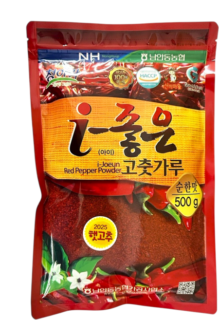 [남안동농협] i-좋은 100%국산 고춧가루 순한맛, 1개, 500g