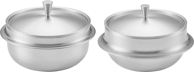 쿡에버 뚝배기 2종 세트16cm 18cm 가스 인덕션 오븐 코스트코 스텐 통3중, 1세트, 상세페이지 참조