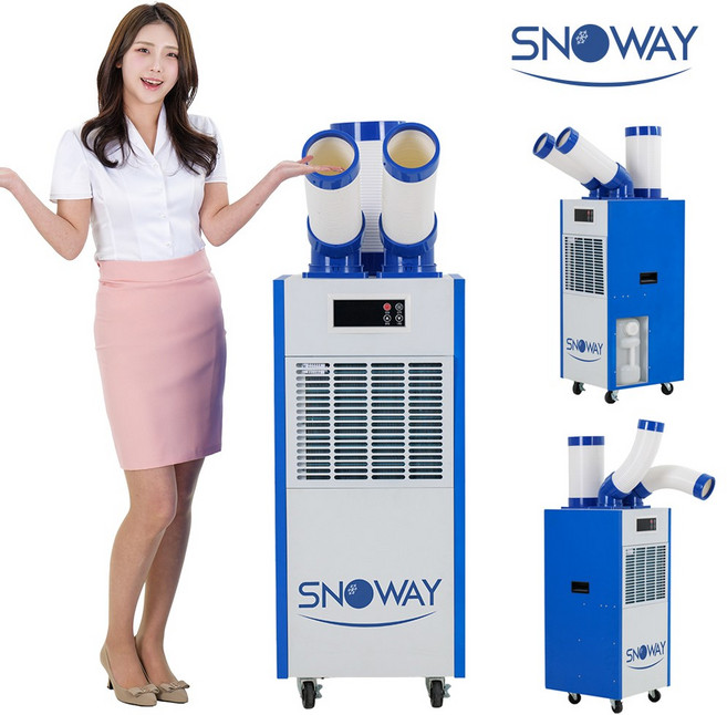 이동식 에어컨 1구 2구 산업용 공장용 식당용 스노웨이 제습기, JSA-1220A