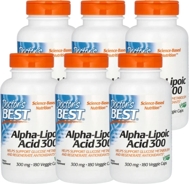닥터스베스트 알파리포산 300 300mg 베지캡슐 180정, 6개 - 쿠팡