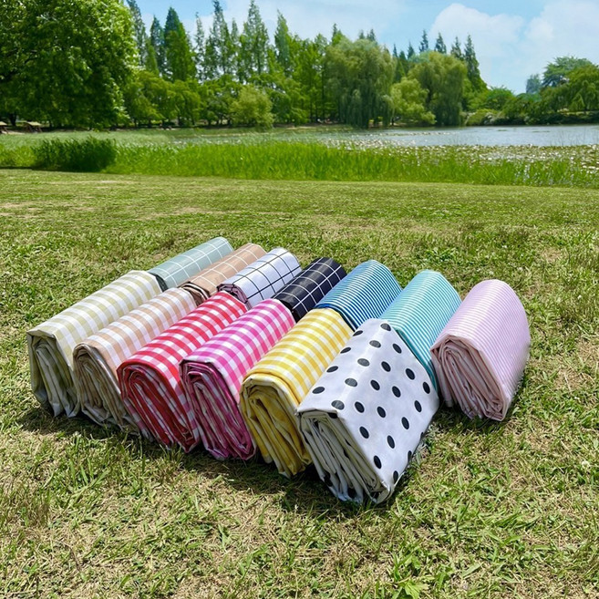 센트팜 피크닉 매트 방수 돗자리 휴대용 미니 대형, 1_브라운