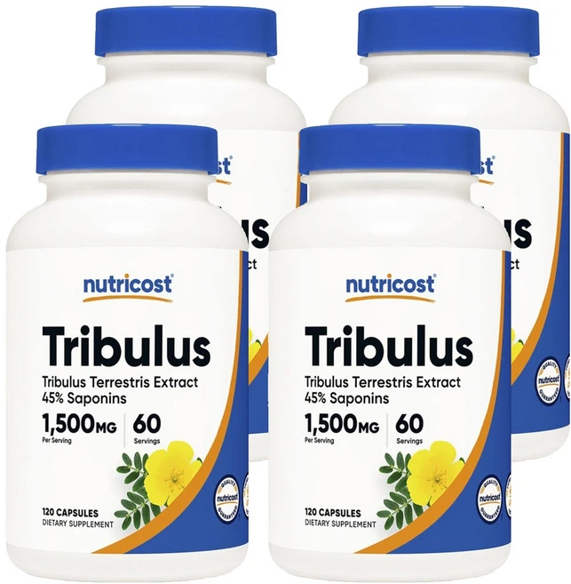 뉴트리코스트 트리뷸러스 테레스트리스 캡슐, 120정, 4개 - 쿠팡
