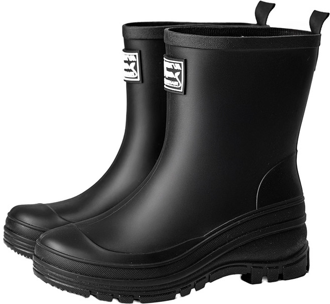 신상레여성용 아웃도어 레인부츠 스타일리시한 심플 방지 미들 방수레인부츠LY-091YYM