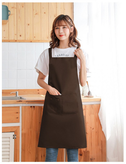 모올글래드 H형 생활방수 앞치마 식당 주방 카페 바리스타 앞치마 로고 자수 나염 가능, H형 생활방수 앞치마(커피무상표), 1개