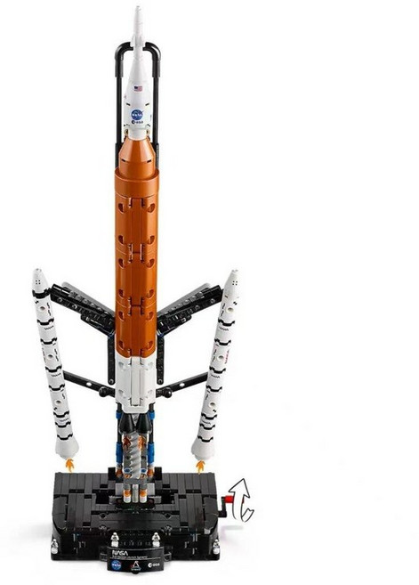 우주선 동일규격 10341 나사 아르테미스 50CM 발사 시스템 남아 조립 로켓, 수출용 NASA 우주 발사 50cm 632개, 1개