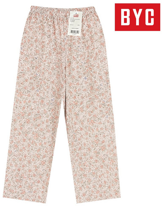 BYC 국내생산 프리미엄 스윗홈 60수 남녀 파자마 잠옷 하의 10종 택1