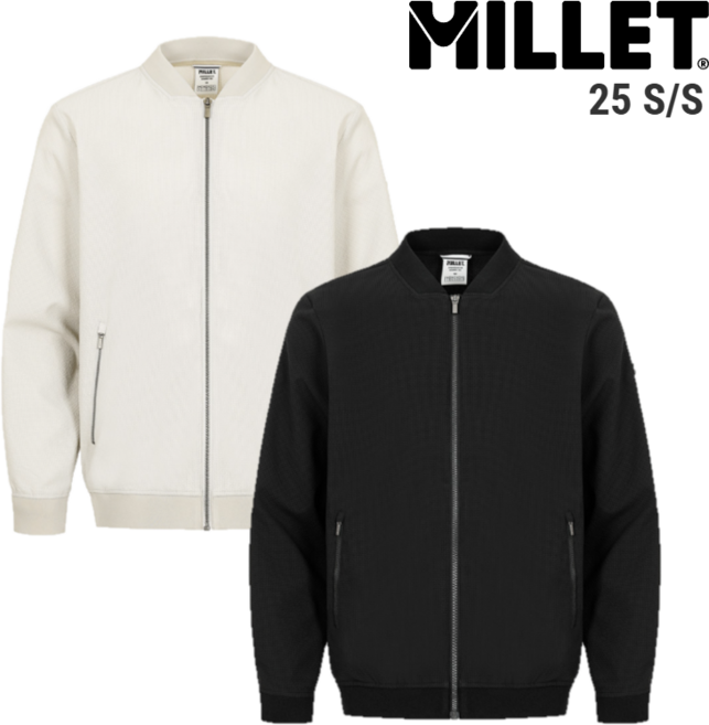 밀레 [여름] 남자 터치감이 부드러운 시어서커 원단 사용과 데일리로 활용도가 높아 자주 입게 되는 방풍 자켓