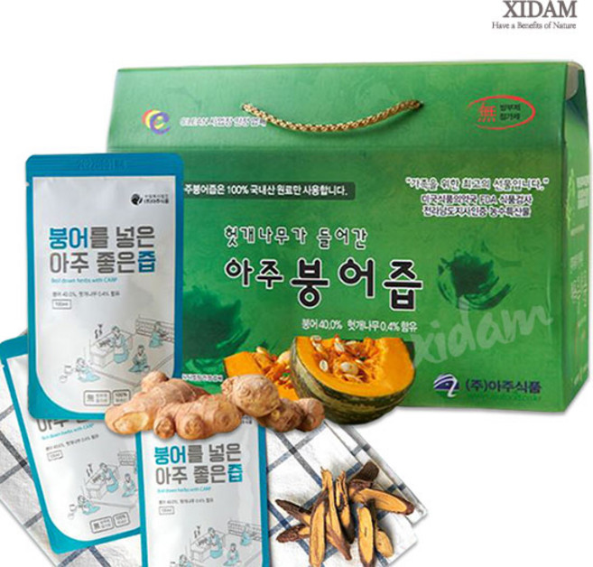 [남촌] 아주 국내산 붕어즙 100ml x 30포(박스), 1박스