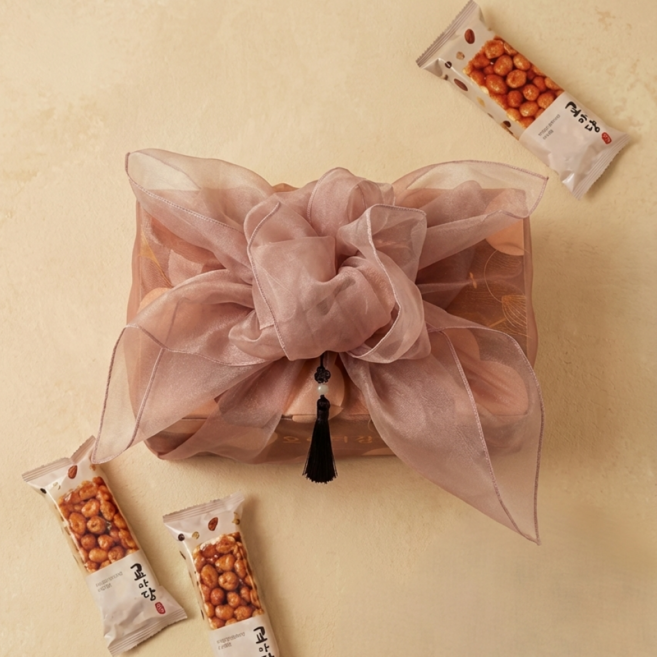 교아당 플레인 오란다 보자기 선물세트, 1세트, 375g