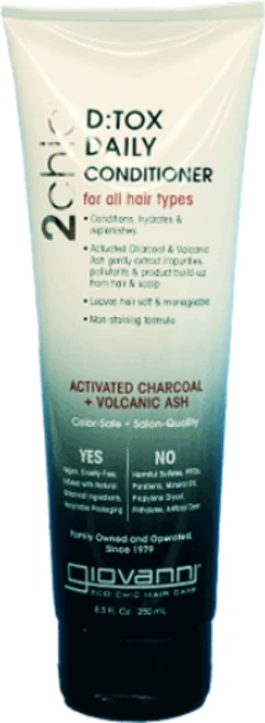 (P) giovanni 2chic 250ml 조반니 조반니 차콜 애쉬 샴푸 헤어 케어 자연파 식물, 1 - 쿠팡