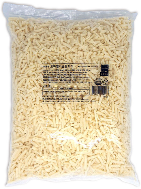 썬리취 네츄럴믹스 모차렐라골든 슈레드 피자치즈 8URK 2.5kg, 1개