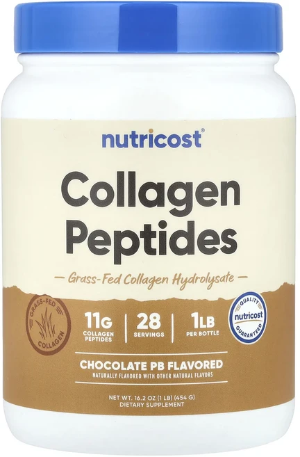 몸관리하세요 겨울입니다 Nutricost 콜라겐 펩타이드 초콜릿 PB 454g(16.2oz) 특별관리진행, Nutricost콜라겐펩타이드초콜릿PB454g162oz, 454g, 1개 - 쿠팡