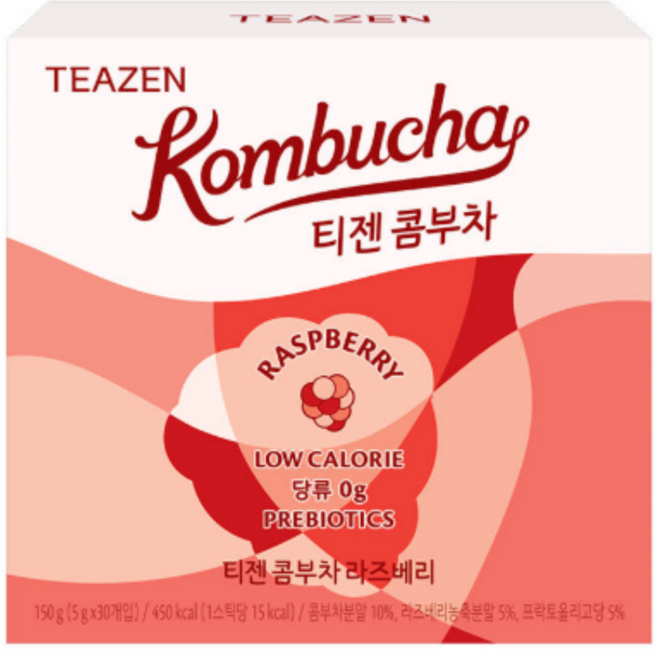 티젠 콤부차 라즈베리, 5g, 30개입, 1개