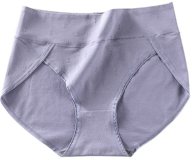 QHL 女用高腰舒棉內褲 大尺碼2XL-4XL 多色彈力舒適, 藍,4XL(建議體重80-98kg)