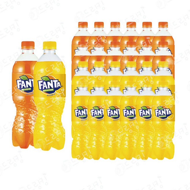 환타 파인애플&오렌지 600ml X 12, 24개