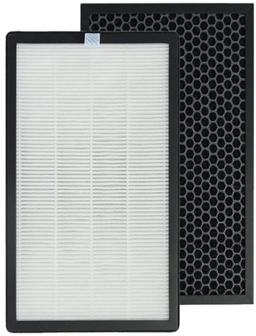 TOSHIBA 東芝空氣清淨機濾網 (活性碳HEPA二合一濾網濾芯組 2入), 1套, CAF-W116XTW