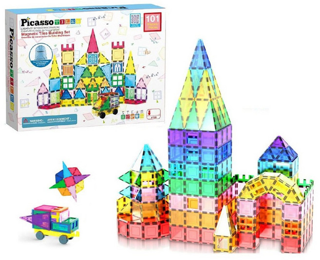 피카소타일 자석블록 마그네틱 스트링백 (PC101) 자석퍼즐 창의블록, 본상품, 상세참조, 1개