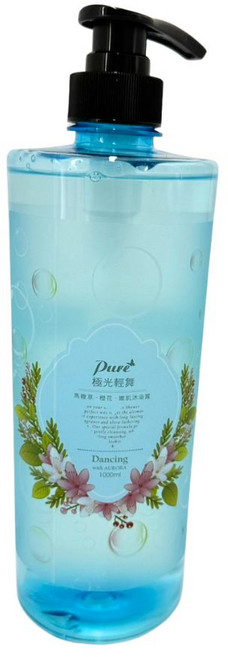 PURE 植物香氛沐浴乳 馬鞭草&橙花 (超商/店到店限3罐), 1個, 1kg