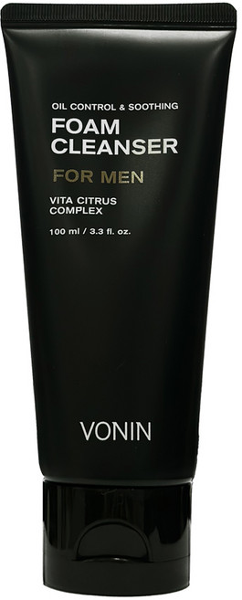 보닌 남성용 오일 컨트롤 & 수딩 클렌징폼, 100ml, 1개