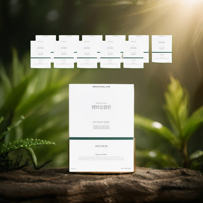 덴티오클린 구강유산균 덴티오스 구강유산균 덴티오클린 잇몸유산균, 30회분, 12개