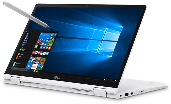 [사업자전용] 14T990-GP50ML LG 그램 2in1 Windows 10 Pro 쿼드코드 i5 프로세서 8265U 256 GB M.2 터치팬, 화이트