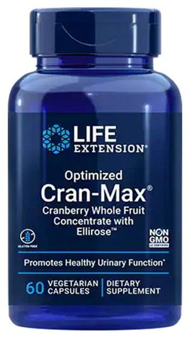 라이프익스텐션 옵티마이즈 크랜맥스 크랜베리 추출물 60캡슐, 1개, 60정 - 쿠팡