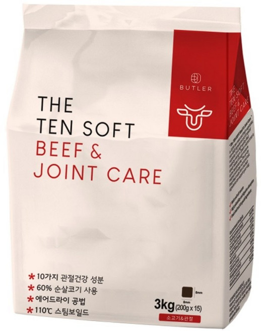 더텐소프트 강아지 기능성 사료, 뼈/관절강화, 3kg, 1개