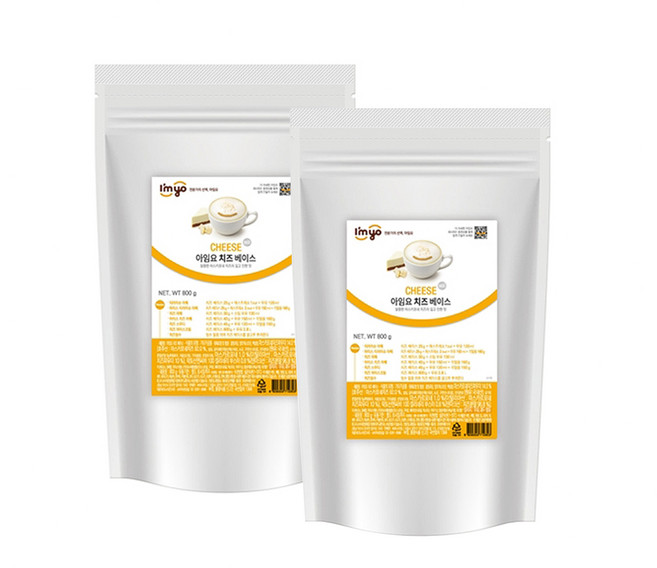 아임요 치즈 베이스 800g 2개세트, 1개입, 2개