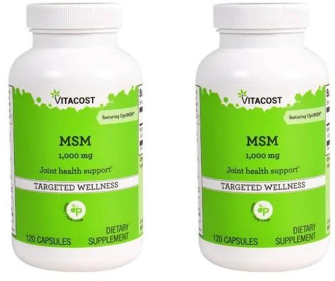 비타코스트 MSM 1000mg 캡슐 120정, 2개 - 쿠팡