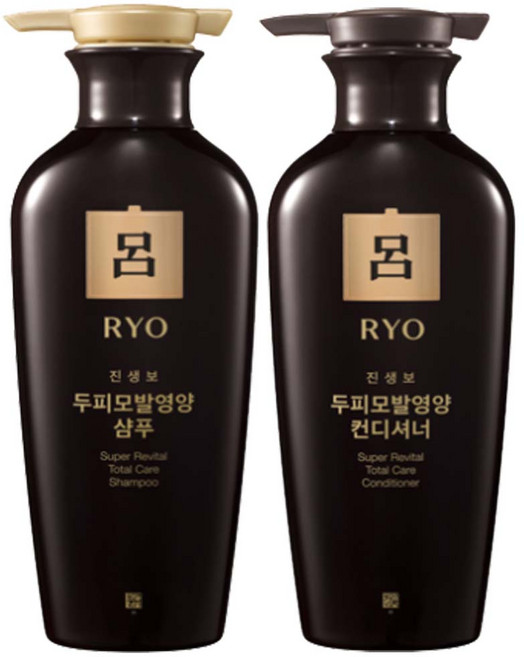[무료배송]려 진생보 두피모발영양 중건성두피용(샴푸+컨디셔너)400ml, 400ml, 1개