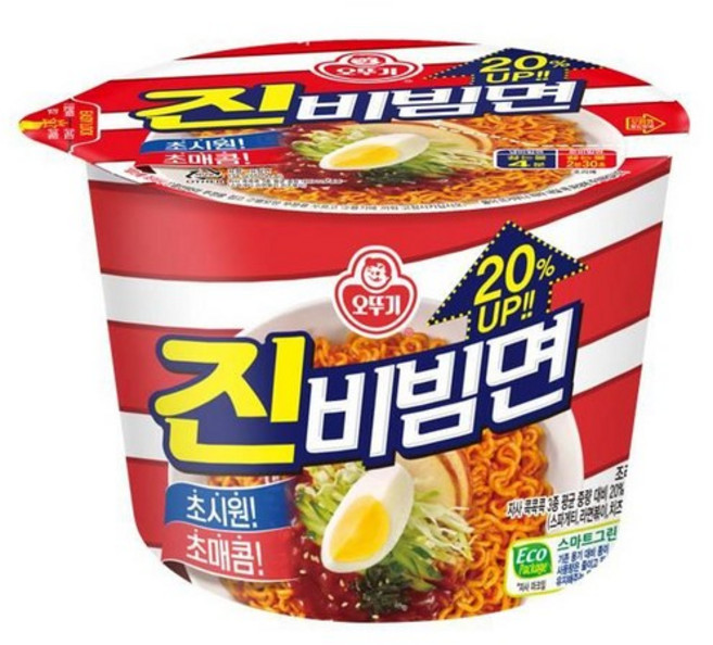 오뚜기 진비빔면 용기 3개 1세트, 5개