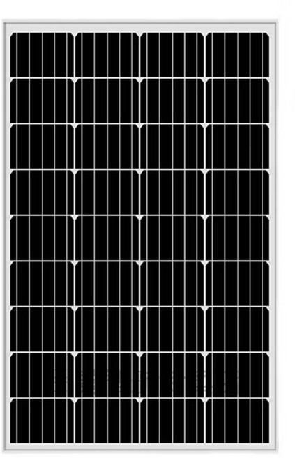 SOLAR ENERGY 高效能單晶太陽能板 100W 強化玻璃 IP67防水 適用綠能光電DIY, 1個, 現貨-100W