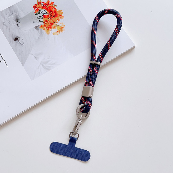 허니코코 튼튼한 로프 핸드폰 손목 스트랩 ( 전기종 호환 가능), 1개, 네이비