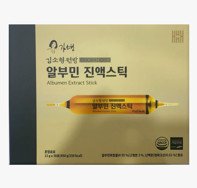 김소형 원방 알부민 진액스틱 30포, 30회분, 1박스