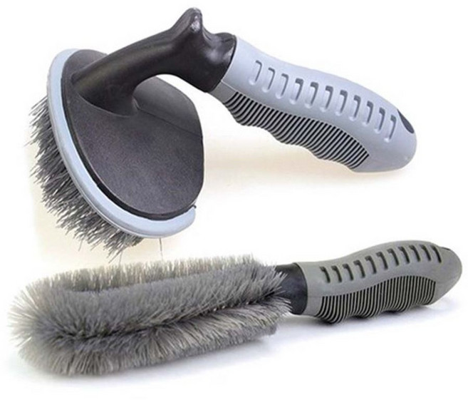 디크로닉 타이어 브러쉬, 1개, 그레이