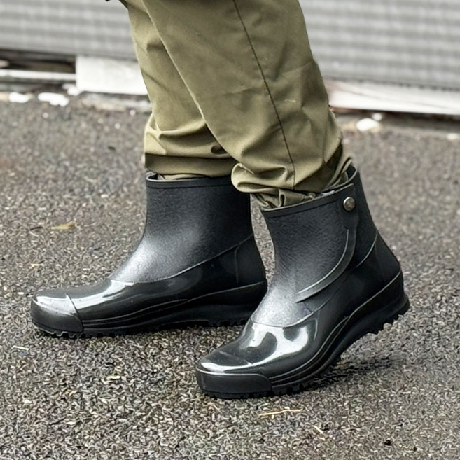 남자 국산 발목 장화 반장화 패션 레인부츠 고무 주방 위생장화 배달 라이더 바이크 부츠