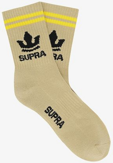 테온셀 수프라 메리노 울 중목 양말(BEIGE)