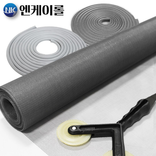 NK롤 방충망 창문 베란다 셀프교체 보수 DIY 촘촘 미세망 붙이는 나노 방진 모기장, 1개