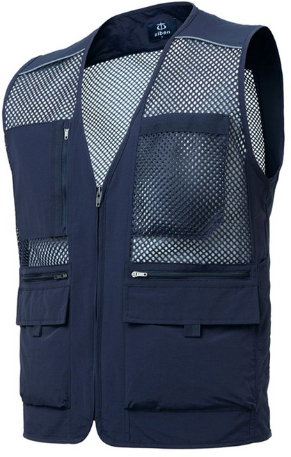 ZB-V1721 지벤 여름 통기성좋은 메쉬 작업 베스트 조끼