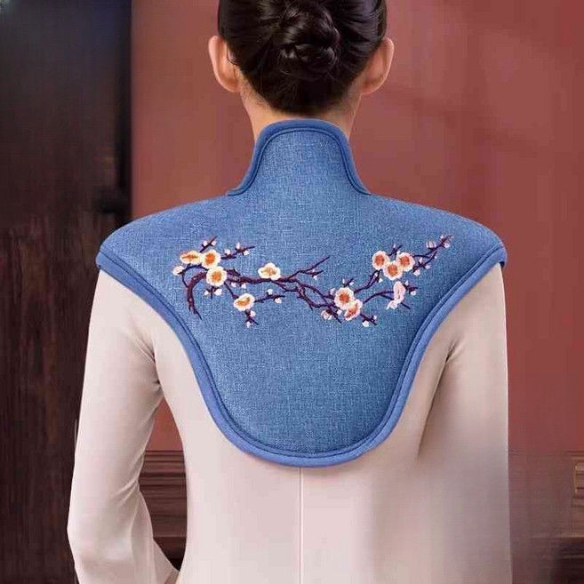 목 어깨 온열 패드 목어깨온열찜질기 어깨찜질기 어깨찜질팩충전식, 블루