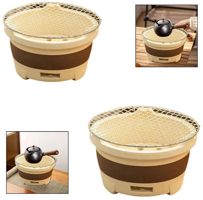 휴대용 야외 티 스토브 숯 화로 주변에서 모임 큐 차 끓이기, 1개