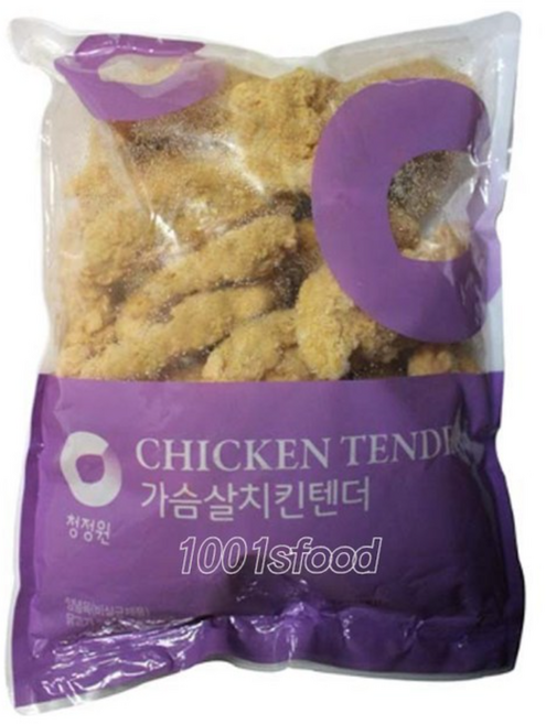 바이오마켓_청정원 가슴살 치킨텐더 1kg, 100개