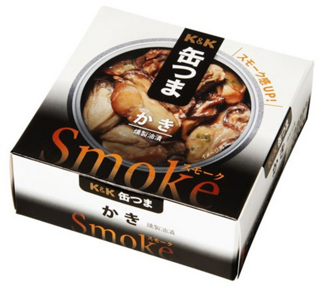캔에 가득 훈제 굴 통조림 50g, 1개