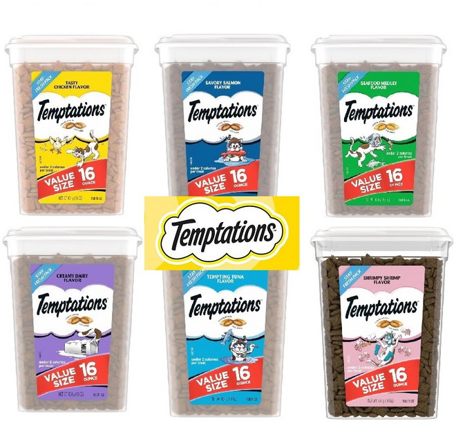 템테이션 고양이 간식 캐나다산 대용량 454g/TEMPTATIONS, 1개, 454g, 5.Tempting Tuna