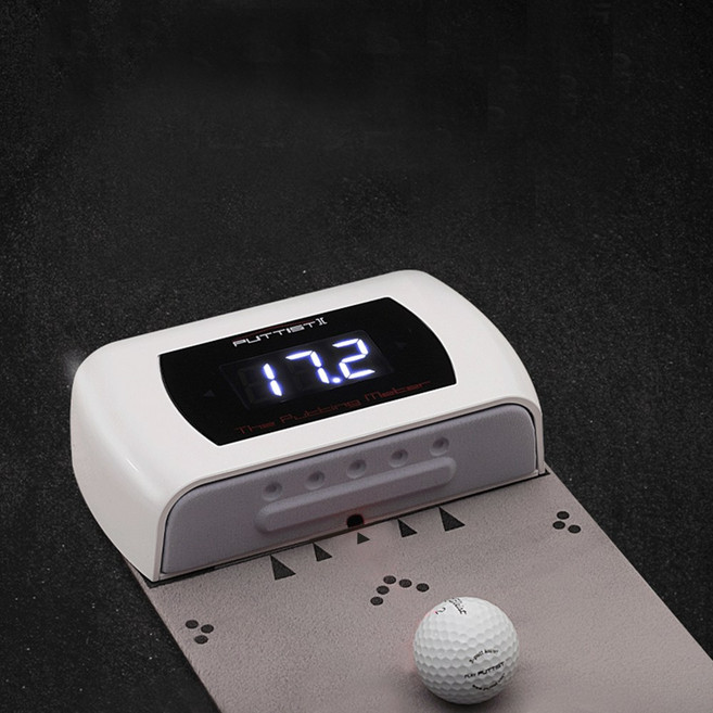 퍼티스트2 디지털 골프연습용품 퍼팅연습기 가정용 퍼팅 매트, 화이트, 1개, 일반형 (내장배터리X 레이저X)