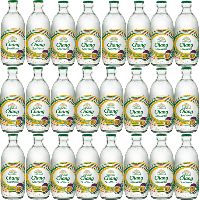 창소다 탄산수 패션후르츠향, 325ml, 24개