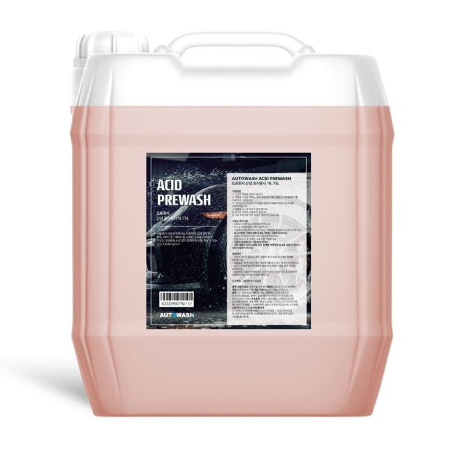 오토워시 산성 프리워시 18.75L 대용량 업소용 말통, 1개