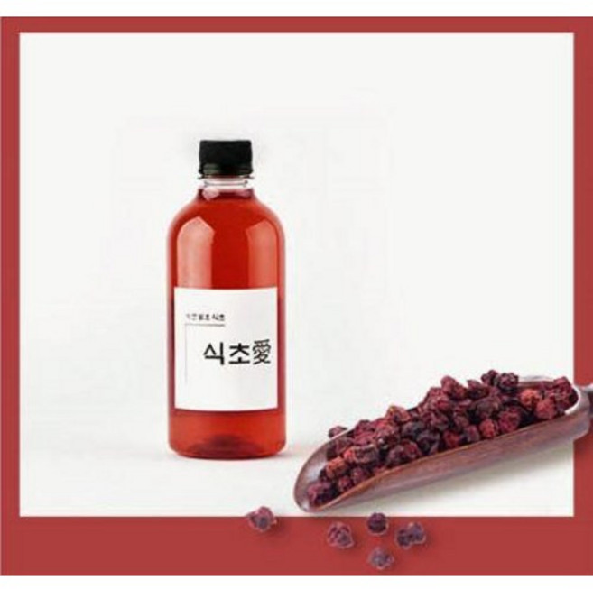 식초애 천연 자연발효 수제 오미자식초 1000ml, 1개, 1L