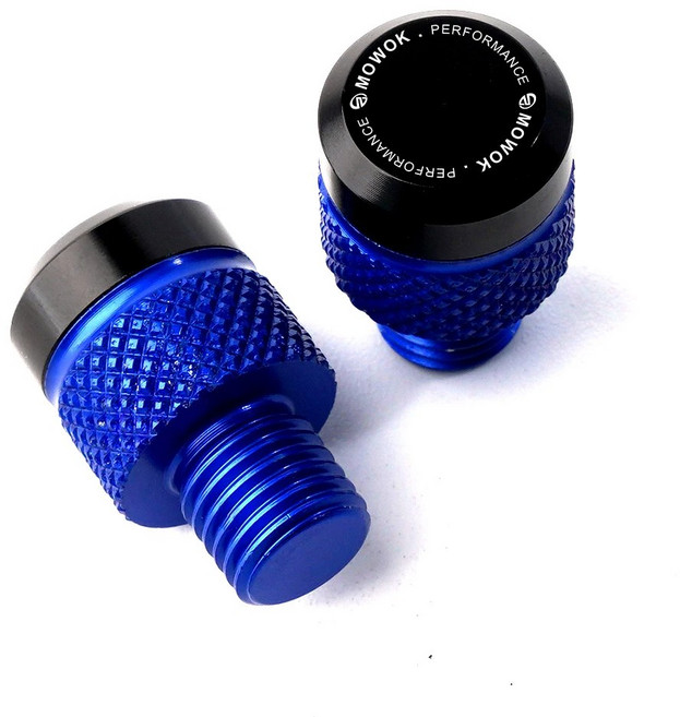 TRIUMPH TRIDENT 660 TIGER 800 900 GT 스피드 트리플 1050 스트리트 675 오토바이 미러 플러그 나사 볼트 커버, 1개, T Blue