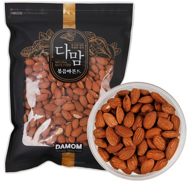 다맘 햇 볶은아몬드 1kg, 1개